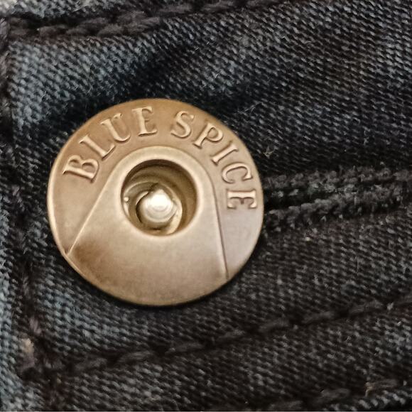 Blue Spice Jeans Womens 1 Blue Slim Low Rise Straight Jegging Denim Pants - Picture 10 of 12